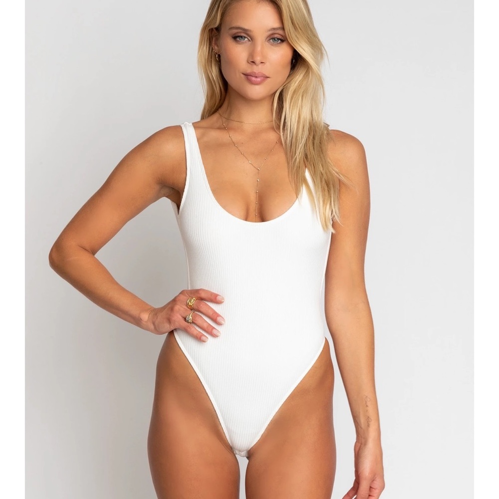Resa white bodysuit - NEVER WORN